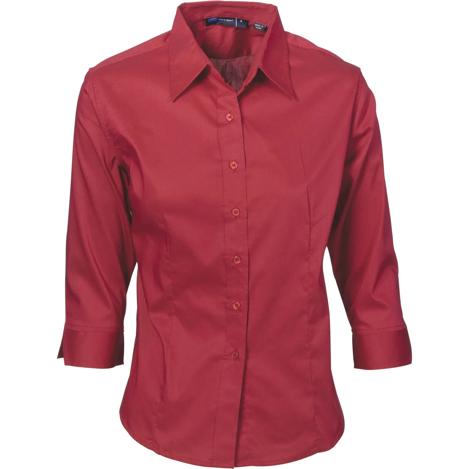 DNC Ladies Premier Stretch Poplin Business Shirts 3/4 Sleeve (4232)