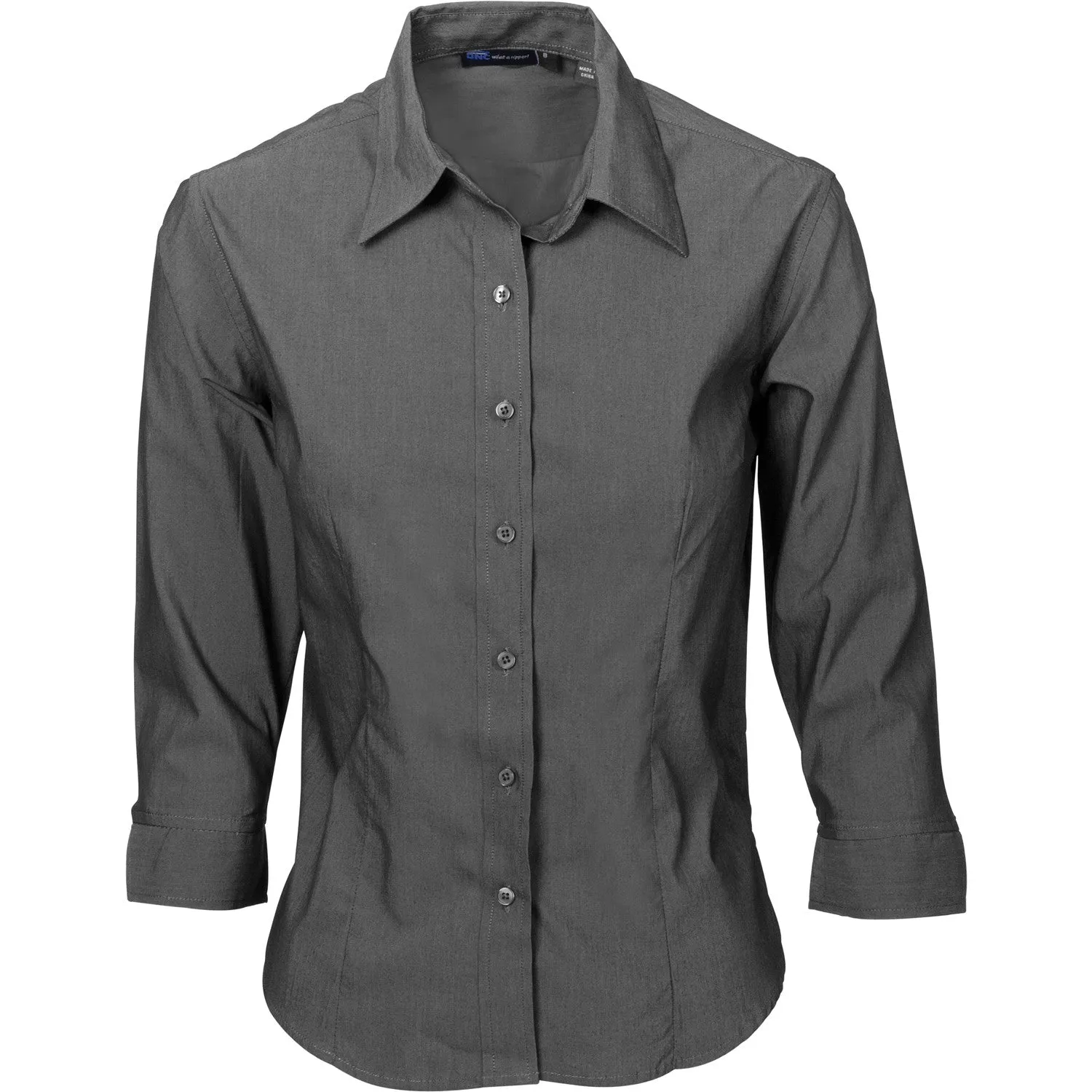 DNC Ladies Premier Stretch Poplin Business Shirts 3/4 Sleeve (4232)