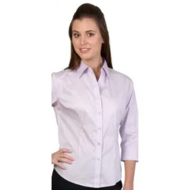 DNC Ladies Premier Stretch Poplin Business Shirts 3/4 Sleeve (4232)