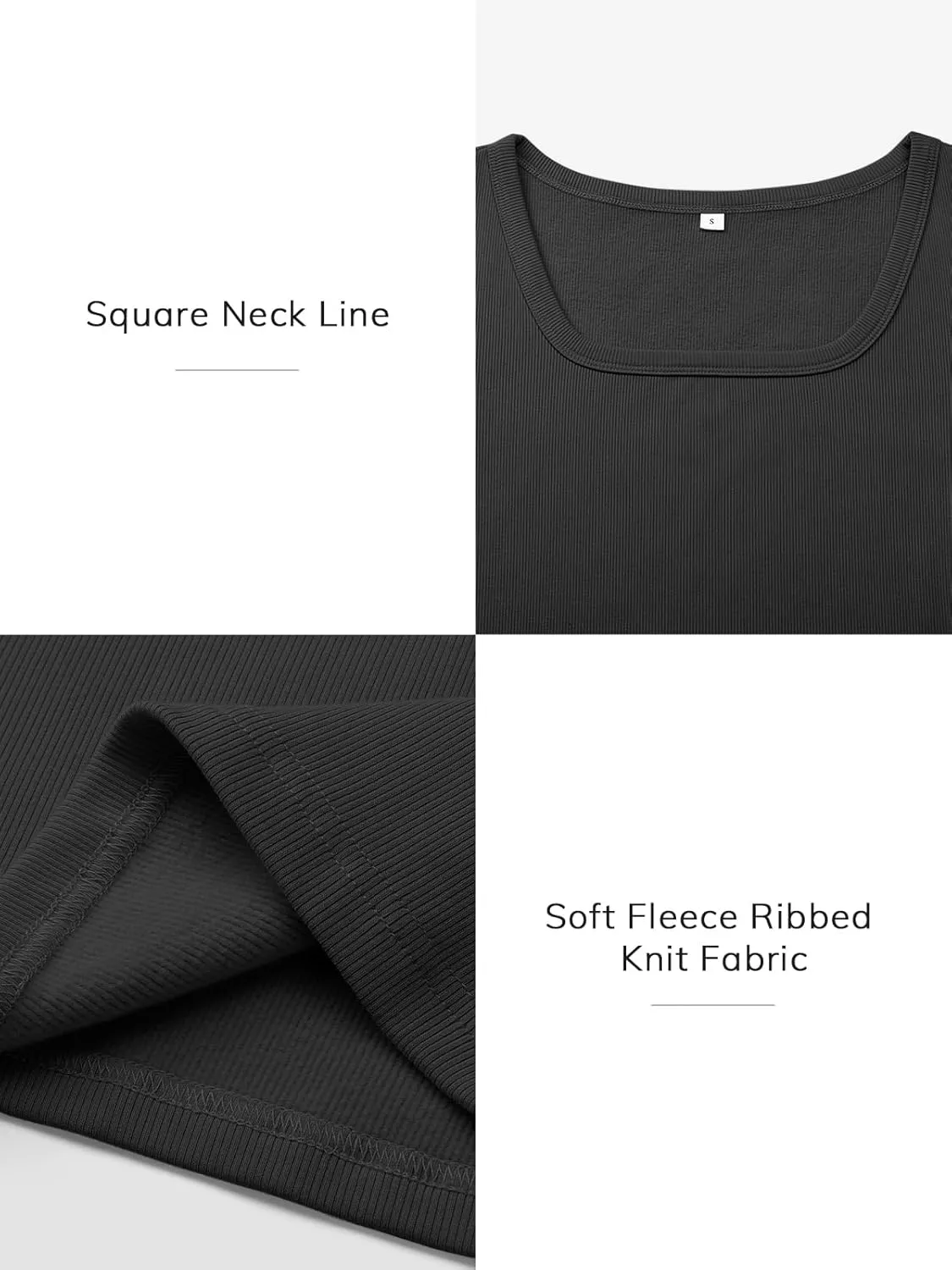 Womens Long Sleeve Scoop Neck Shirts Ribbed Knit Tops Slim Fitted Tees Basic Casual Fall Outfits
